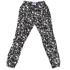 Vintage International Baggyz Skull Print Pants 80s 90s